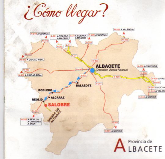 mapa de Hotel Rural Su Casa
