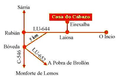 mapa de Casa Do Cabazo