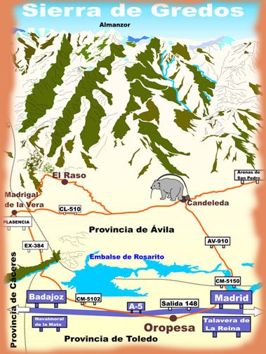 mapa de La Guarida Del Oso