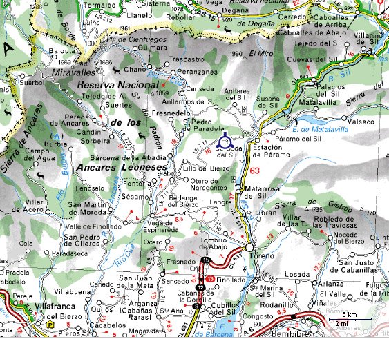 mapa de El Barreiro