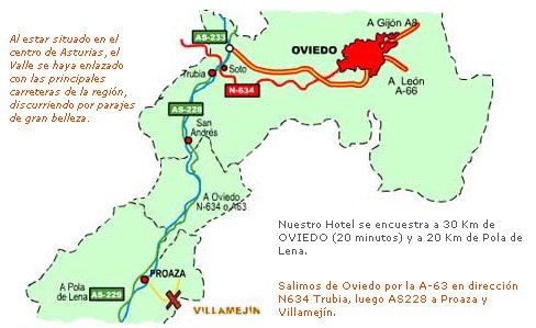 mapa de Hotel Rural La Sinriella