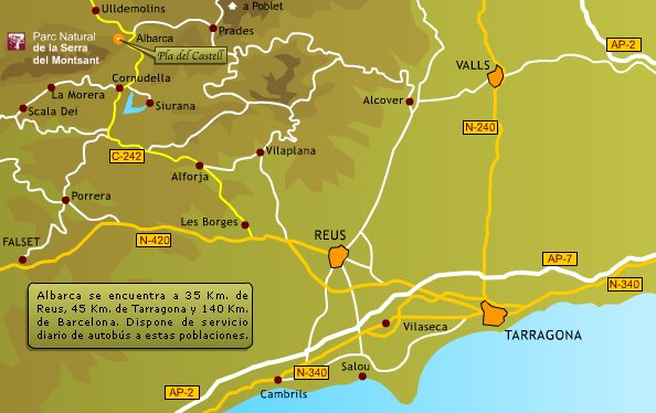 mapa de Pla Del Castell I