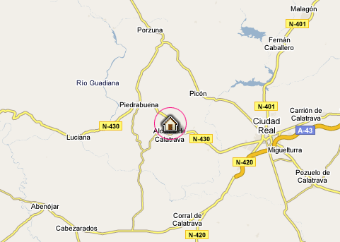mapa de Colada De Pe�arroya