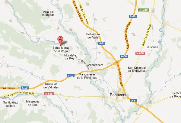 mapa de Posada Real Pascual