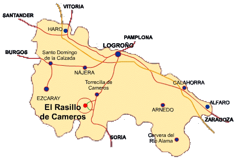 mapa de Casa Rural Mabe