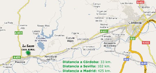 mapa de La Salud