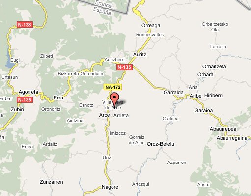 mapa de Agroturismo Mari Cruz