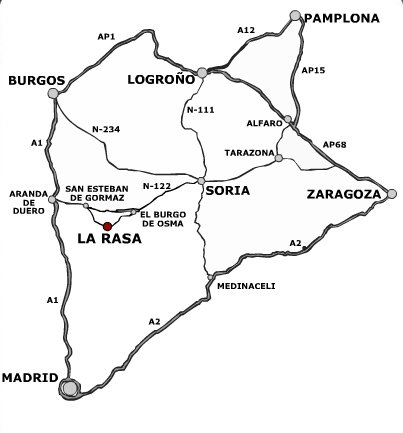 mapa de El Lagar De La Navazuela
