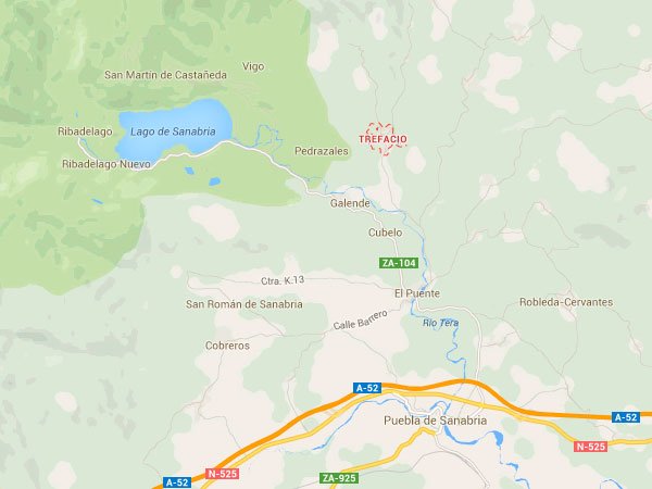 mapa de Casa Del Lago