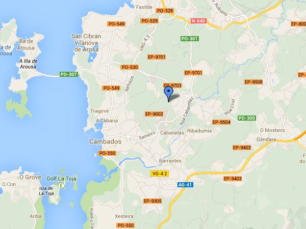 mapa de Casa Da Muiñeira