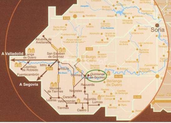 mapa de Casa Rural Patiño