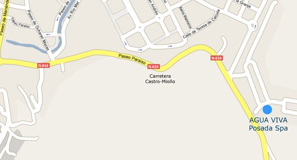 mapa de Posada - Spa Aguaviva