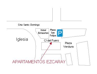 mapa de Apartamentos Tur�sticos Ezcaray