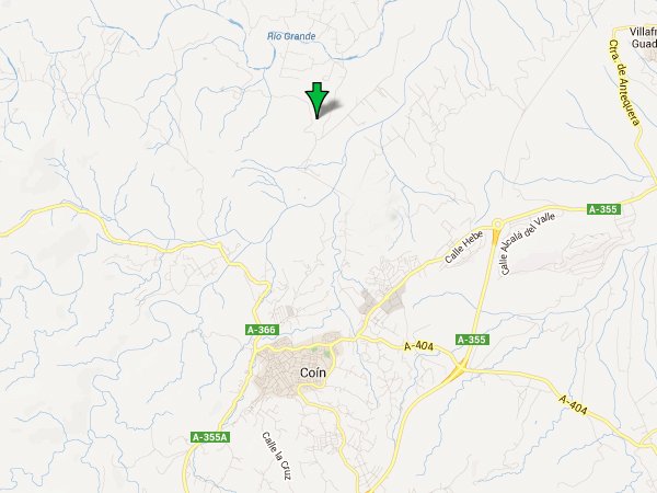mapa de Casa Rural Los Naranjos