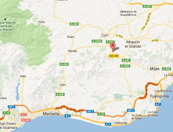 mapa de Apartamento Los Nebrales