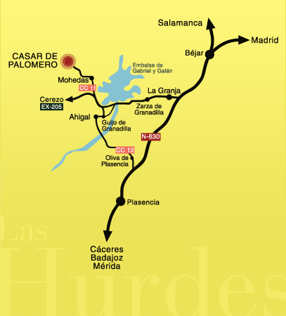 mapa de Casa Rural Don Romualdo