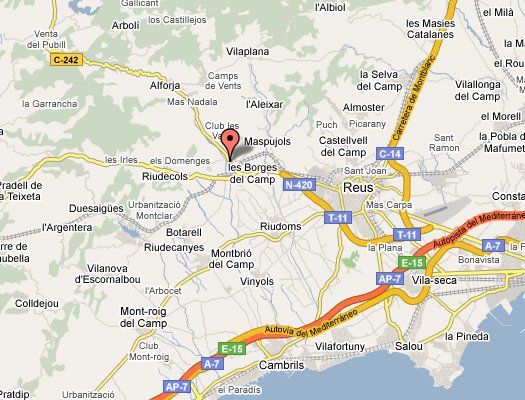 mapa de La Bastide