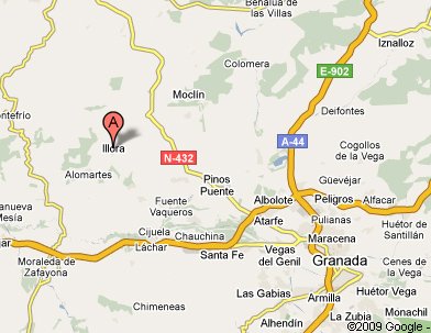 mapa de Cortijo La Roca