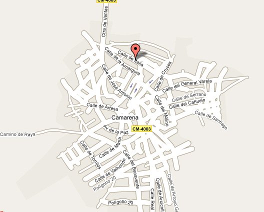 mapa de La Casa de Carmen