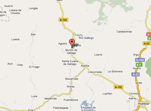 mapa de Hotel Real Posada De Liena