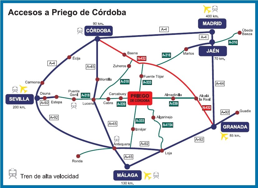 mapa de Casa Olea