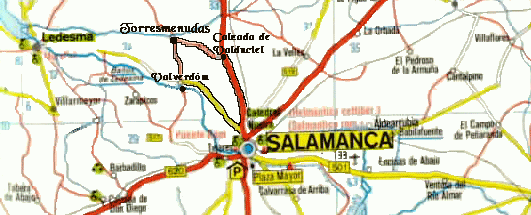 mapa de Centro De Turismo Rural La Ribera