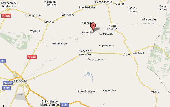 mapa de Casa Rural Girasoles