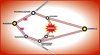 mapa de Hostal Rural Casa Obispo