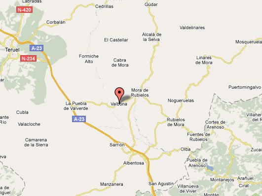 mapa de A. Rural Vallebueno