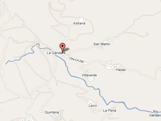 mapa de Posada El Mirador