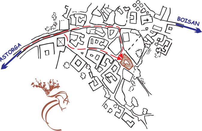 mapa de La Casa Del Filandon
