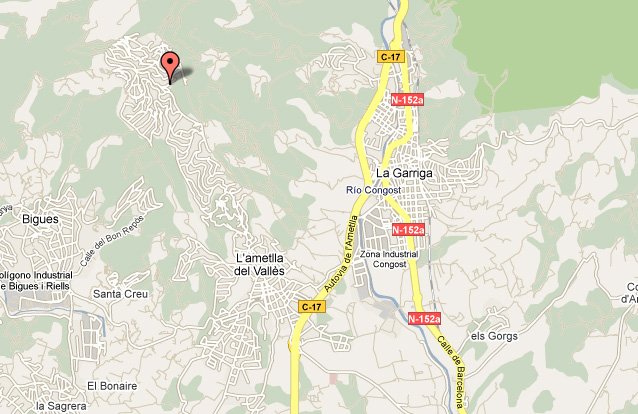 mapa de Can Mestres