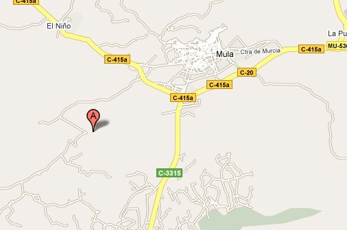 mapa de Casa Rural Carretero