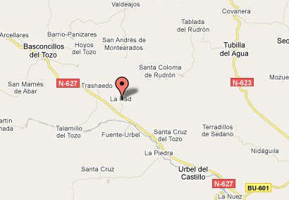 mapa de Casa Rural Villamoronta