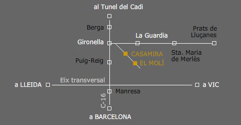mapa de La Serreta