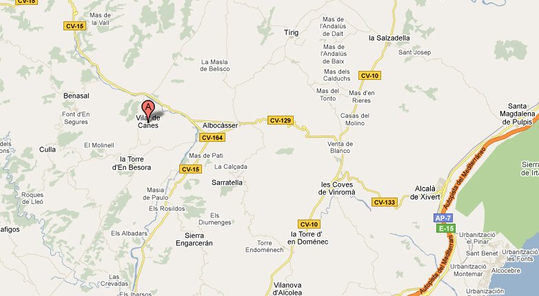 mapa de L´estiu Rural
