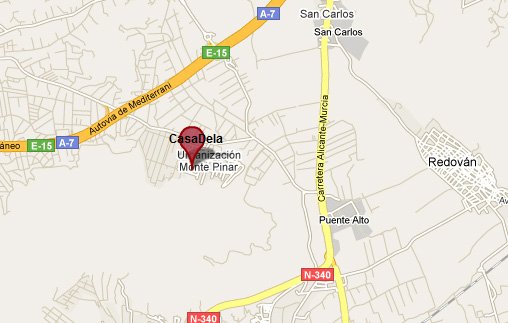 mapa de Casa Dela