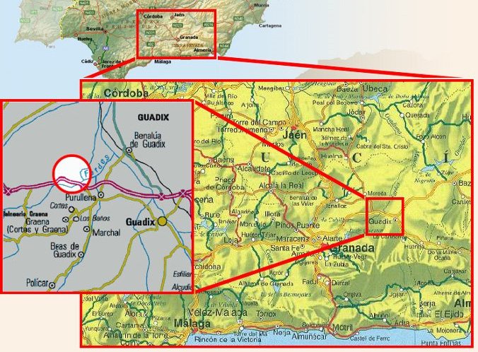 mapa de Cuevas Almagruz