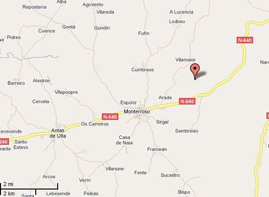 mapa de Pazo De Ludeiro
