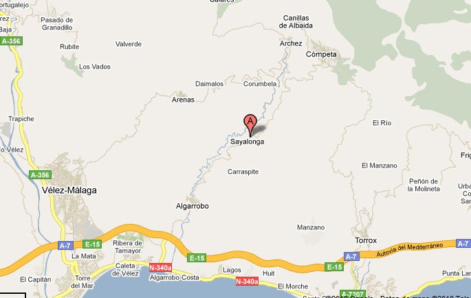 mapa de Cortijo Los Limones
