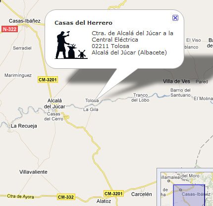 mapa de Casas Del Herrero