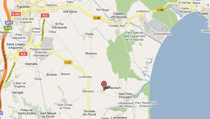 mapa de Can Selleretas
