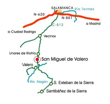 mapa de Casa Las Cruces