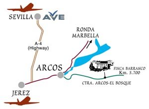 mapa de Cortijo Barranco