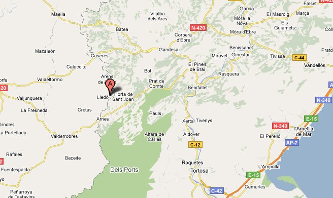 mapa de Lo Corral De Los Bolitos