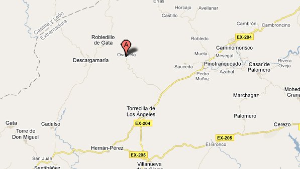 mapa de Casa Rural Del Tío Elías