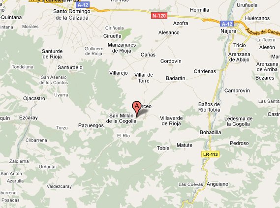 mapa de Casa La Campana