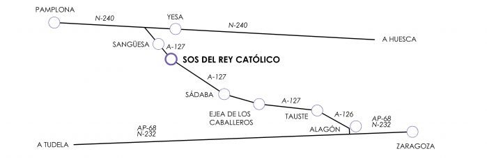 mapa de Hotel Triskel