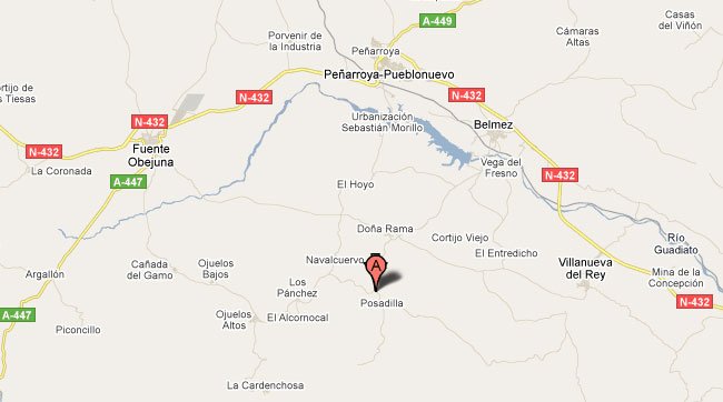 mapa de Cerro Ca�a