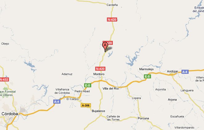 mapa de Casa Rural El Madroñal
